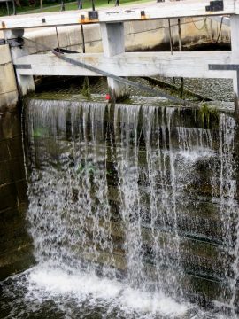 Between Parliament Hill and Chateau Laurier visit Ottawa Locks - Rideau Canal