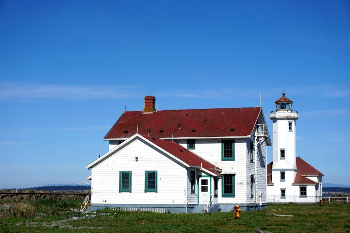 Lighthouse in Port Townsend WA