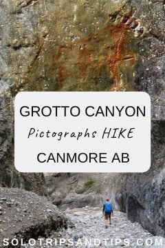Grotto Canyon hike in Kananaskis Country Canmore Alberta Canada