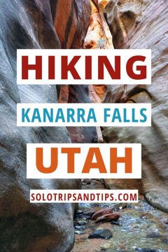 Hiking Kanarra Falls Utah SoloTripsAndTips.com