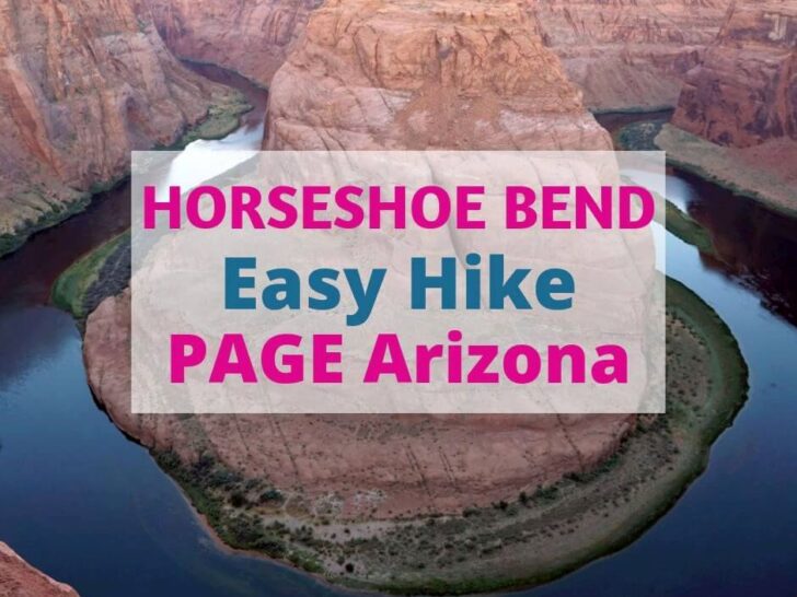 Horseshoe Bend Easy Hike Page Arizona