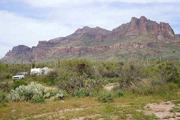 Camping at Tonto National Forest Arizona
