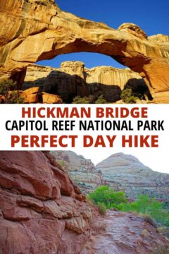 Hickman Bridge Capitol Reef National Park Perfect Day Hike.