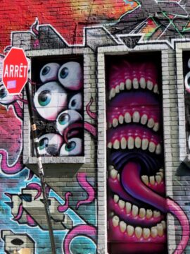 Montreal Quebec graffiti.