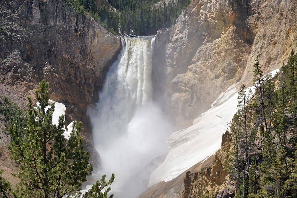 Lower Falls at Grand Canyon of the Yellowstone.