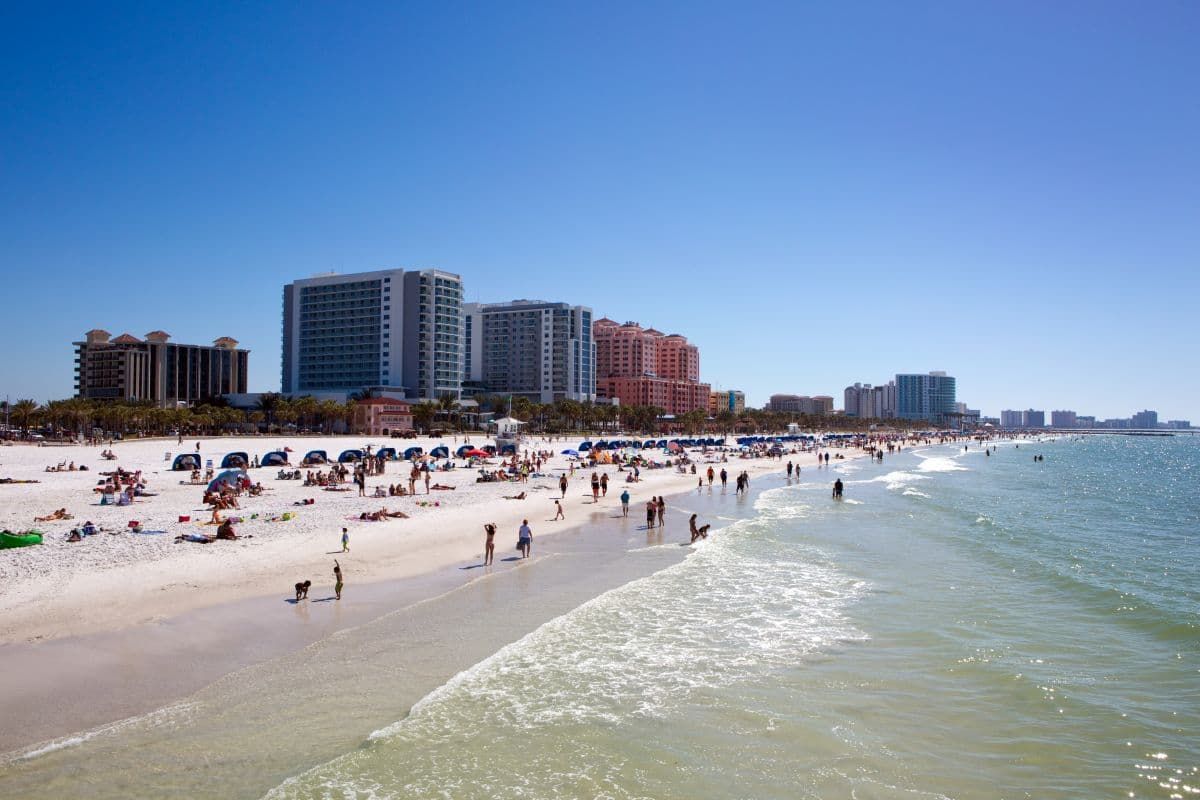 Clearwater Florida Beach.