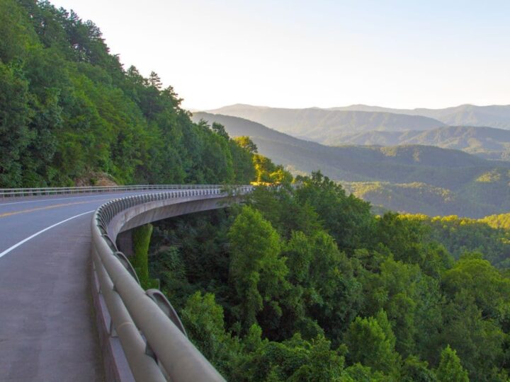 Foothills Parkway view of the Smoky Mountains