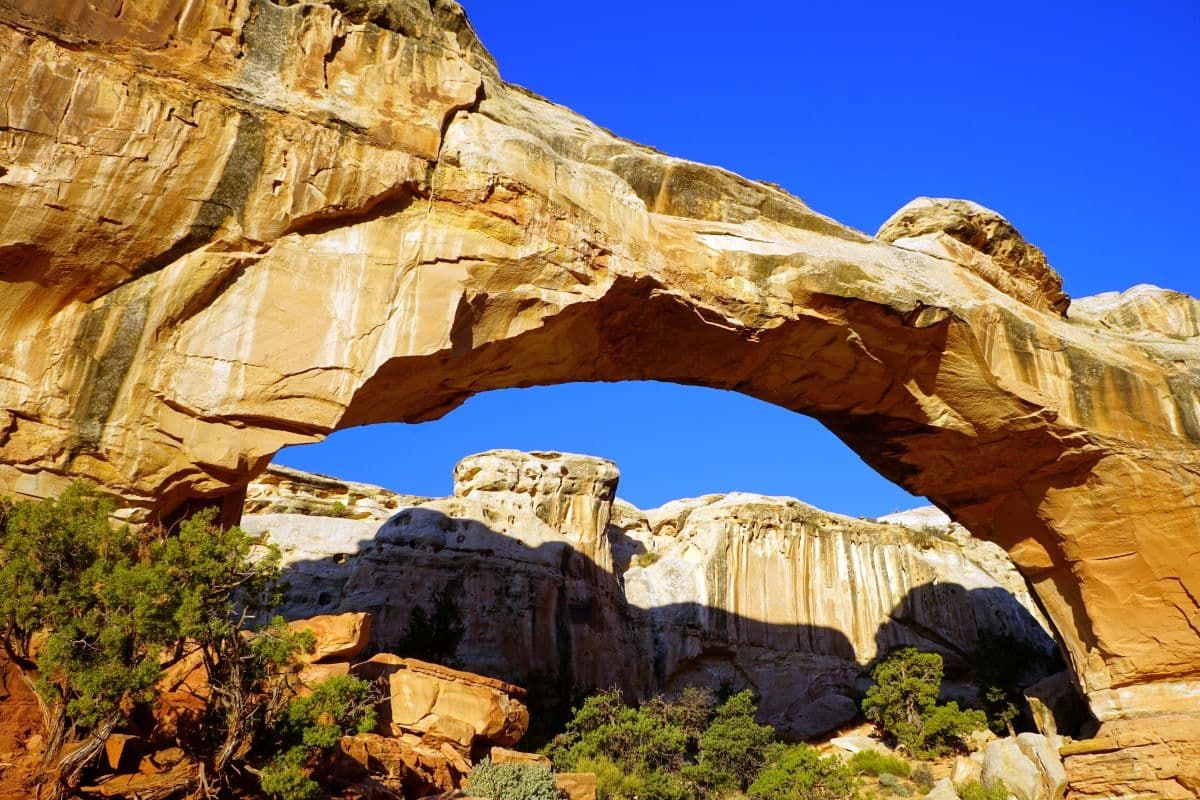 Hickman Bridge in Capitol Reef National Park.