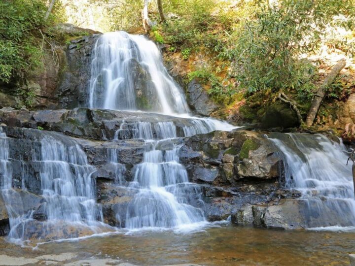 Laurel Falls Smoky Mountains National Park.
