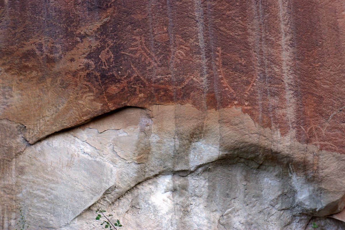 Petroglyphs at Capitol Reef National Park
