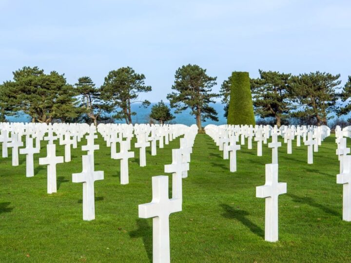 American Cemetery Omaha Beach Normandy.