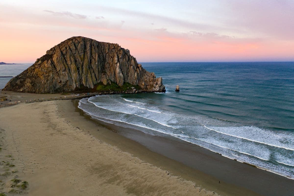 Morro Bay sunrise California.