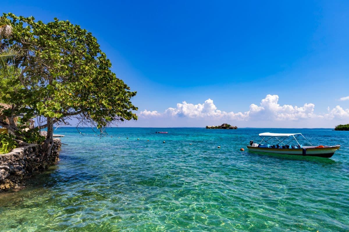 Isla Rosarios Colombia.