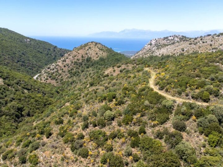 Corfu Trail Greece hiking.