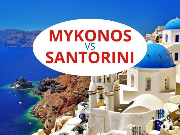 Mykonos vs Santorini.