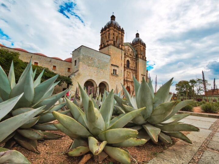 Santo Domingo Cathedral Oaxaca Mexico.