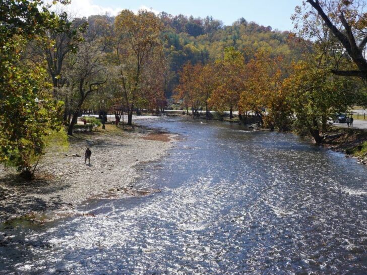 Oconaluftee Island Park in Cherokee NC.