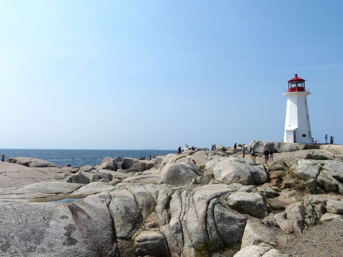 Peggy's Point Lighthouse at Peggy's Cove Canada