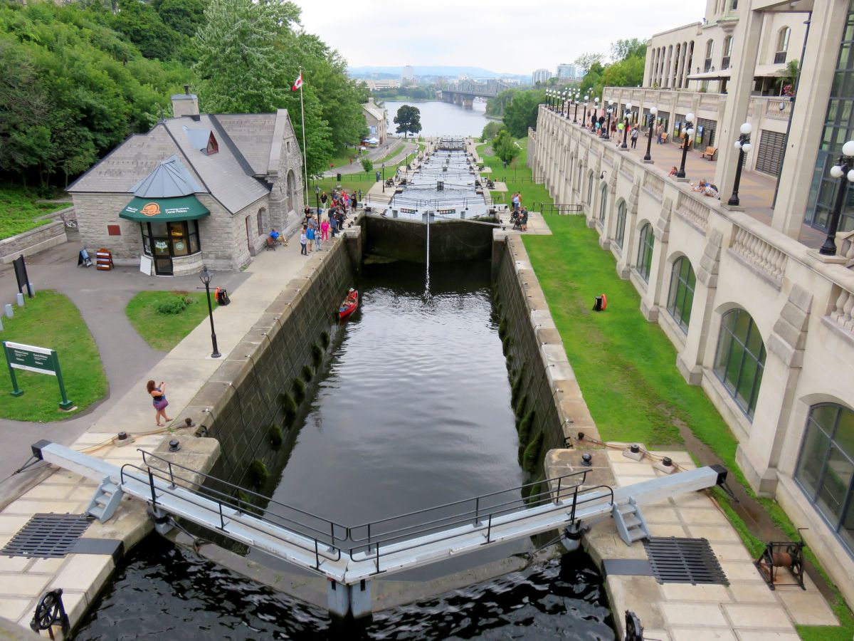 Rideau Canal Ottawa locks.