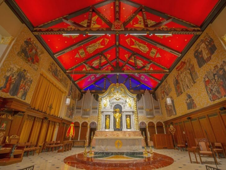 Cathedral Basilica of St Augustine interior.