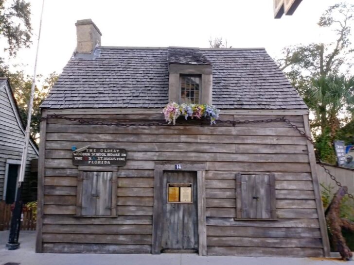 Oldest wooden schoolhouse in USA, St Augustine FL.