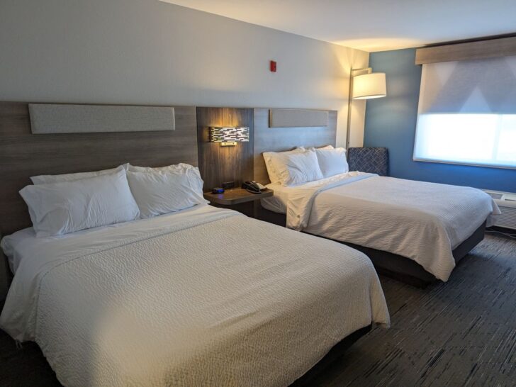 Canyon Texas Holiday Inn Express, room with two queen beds.