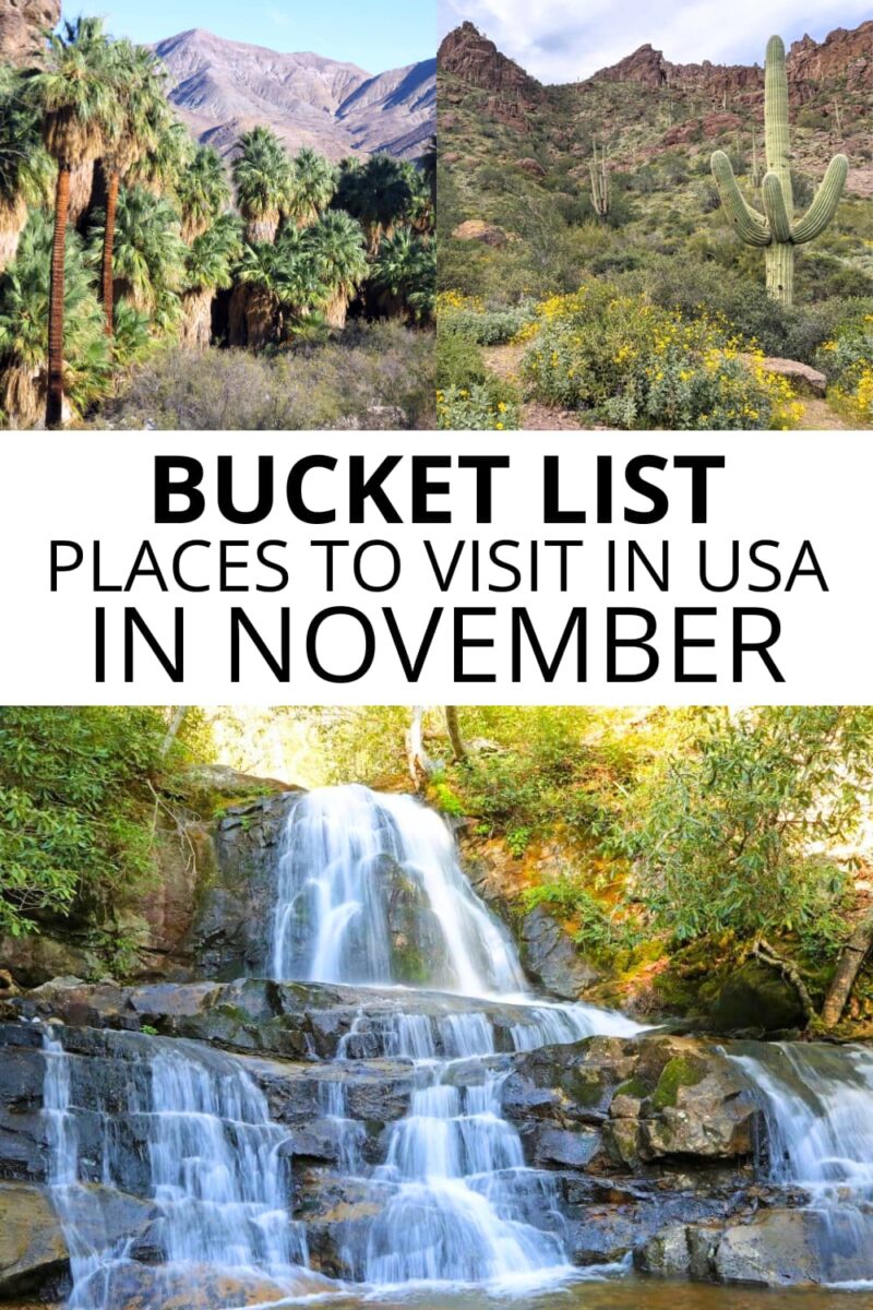 15 Best Places to Visit in November in USA (for Epic Fall Fun!)